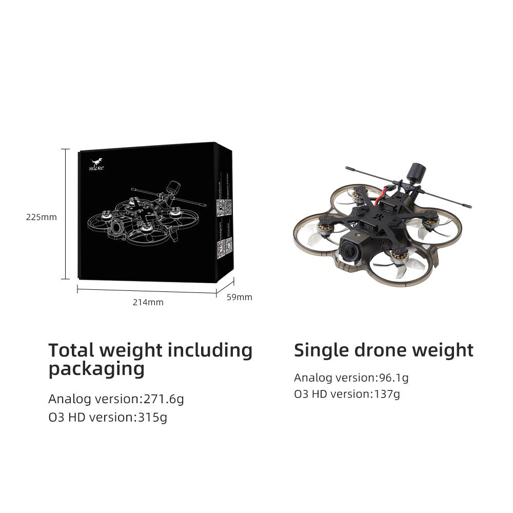 HGLRC Talon 2-inch cinewhoop Analog/HD FPV Drone – HGLRC Company