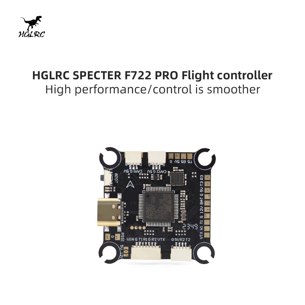 HGLRC SPECTER F722 Pro MPU6000 Gyro DJI HD/VTX Freestyle/Racing FPV FC ...